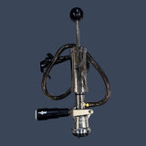 Micro Matic 751-036 | 4" Chrome Party Pump Keg Tap | D System American Sankey | Pressure Relief Valve