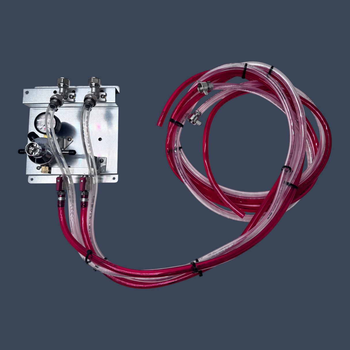 Micro Matic 83215-E-PP | Premium Plus Secondary CO2 Regulator Panel | 1 Pressure | 2 Products