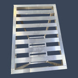 Micro Matic PPR-362448 | Aluminum Power Pack Glycol Rack | 2 Shelves | 36" x 24" x 48"  -   Please contact Scenic City Supply for freight information on this product