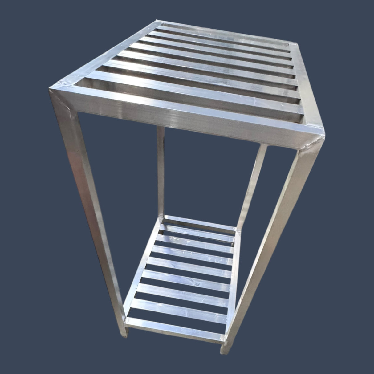 Micro Matic PPR-362448 | Aluminum Power Pack Glycol Rack | 2 Shelves | 36" x 24" x 48"  -   Please contact Scenic City Supply for freight information on this product
