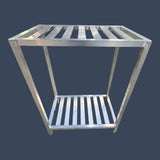 Micro Matic PPR-362448 | Aluminum Power Pack Glycol Rack | 2 Shelves | 36" x 24" x 48"  -   Please contact Scenic City Supply for freight information on this product