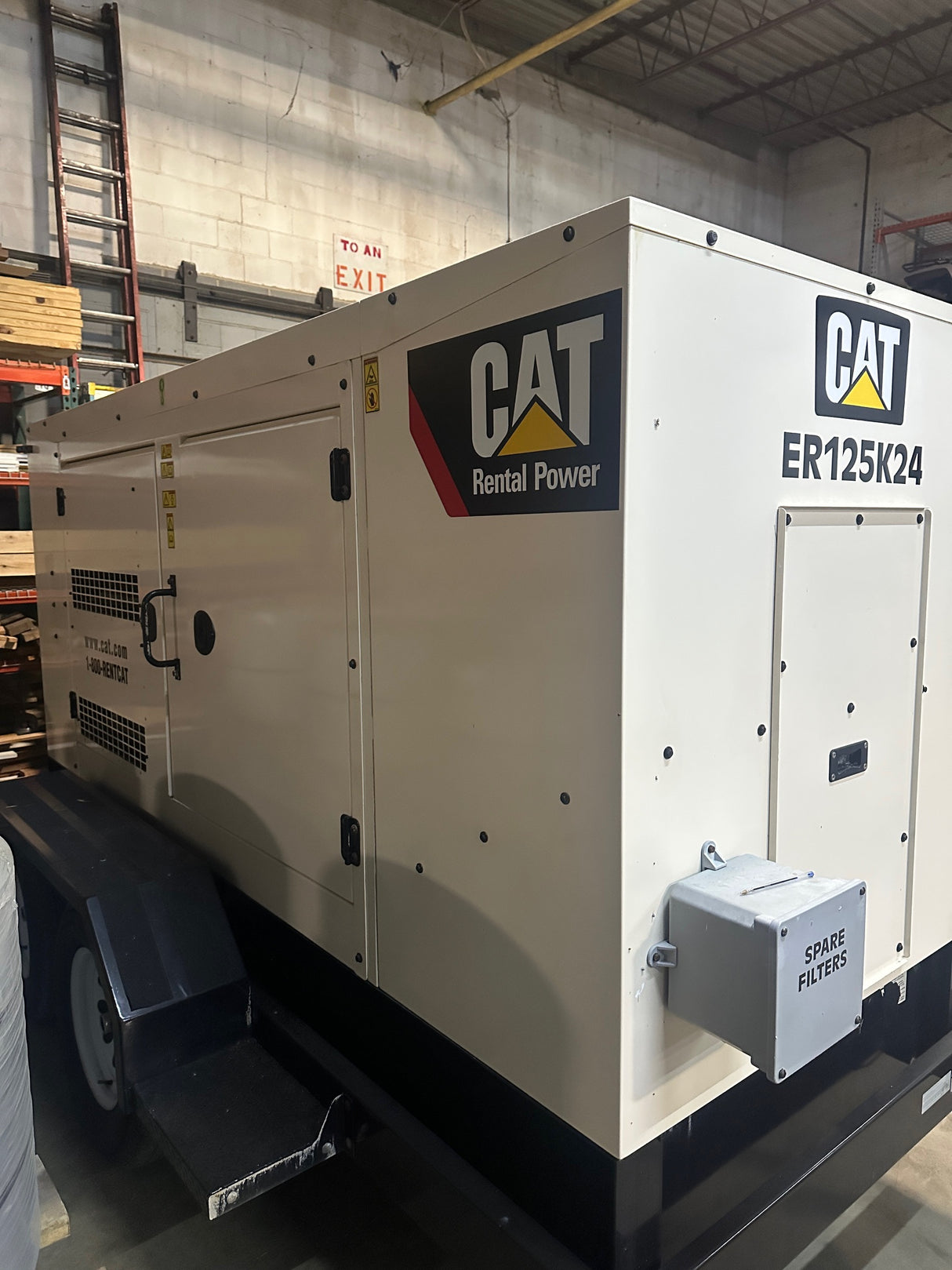 2018 Caterpillar XQ125 Towable Diesel Generator – 100 kW (125 kVA) | Used – Good | CAT C4.4 Tier 4 Final | 7,232 Hours | Recently Serviced 'IN HOUSE PICKUP ONLY'