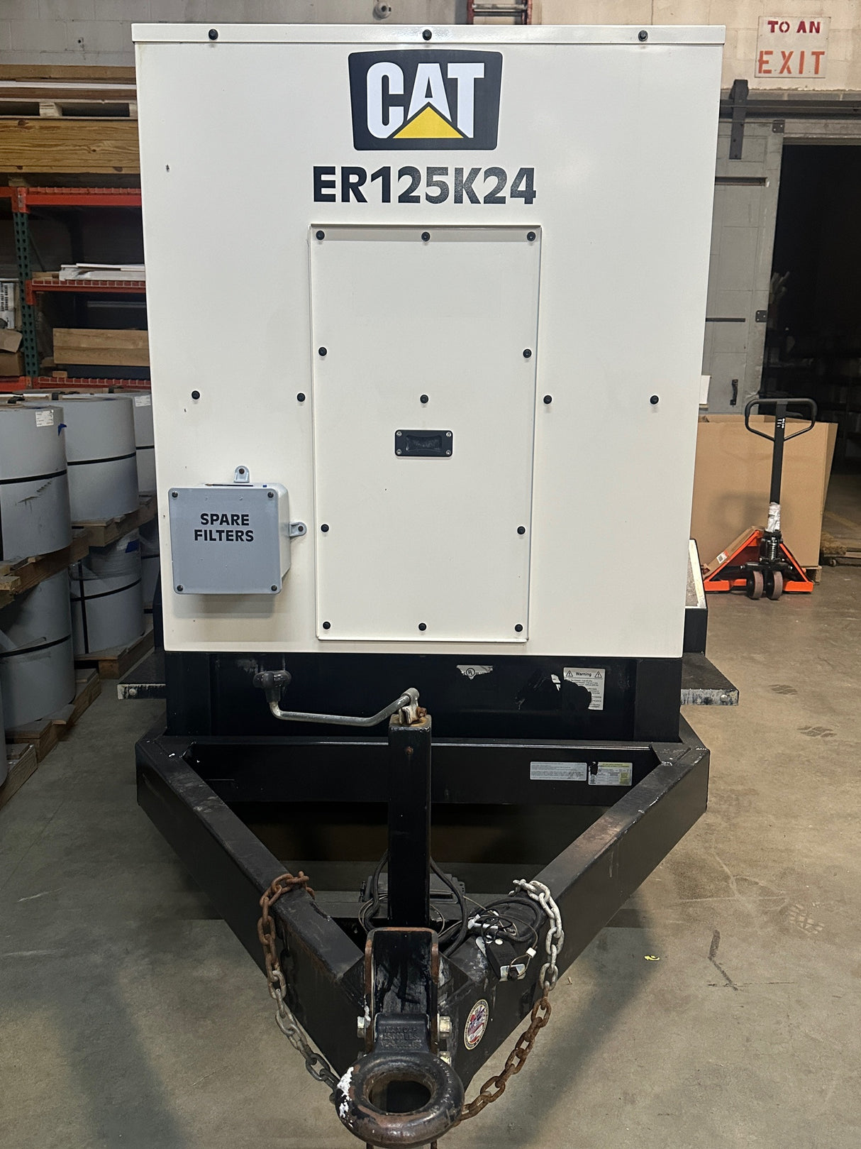 2018 Caterpillar XQ125 Towable Diesel Generator – 100 kW (125 kVA) | Used – Good | CAT C4.4 Tier 4 Final | 7,232 Hours | Recently Serviced 'IN HOUSE PICKUP ONLY'