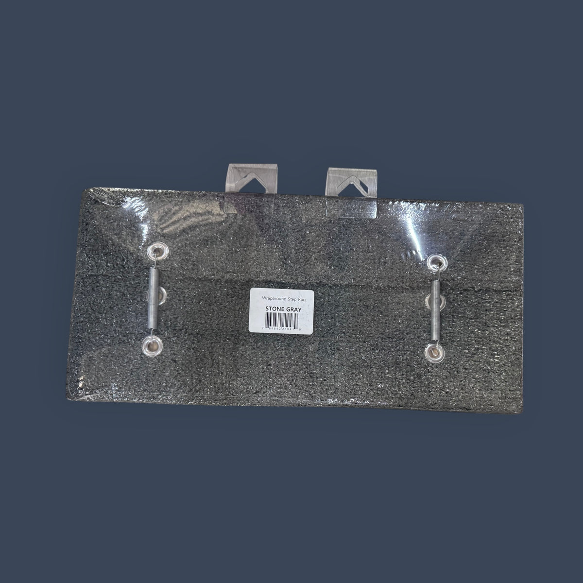 Prest-O-Fit | 2-1043 | Wraparound RV Step Rug | 18" | Stone Gray
