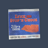 Tri-Lynx | 000182PK | Lynx Stop 'N Chock RV Wheel Chocks | Orange | 2-Pack