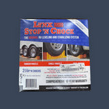 Tri-Lynx | 000182PK | Lynx Stop 'N Chock RV Wheel Chocks | Orange | 2-Pack