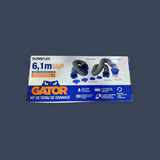 DuraFlex | 22004 | Gator 20' RV Sewer Hose Kit | Steel Wire Reinforced | Charcoal Gray