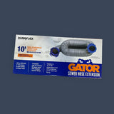 DuraFlex | 22193 | Gator 10' RV Sewer Hose Extension | Wire Reinforced | Gray