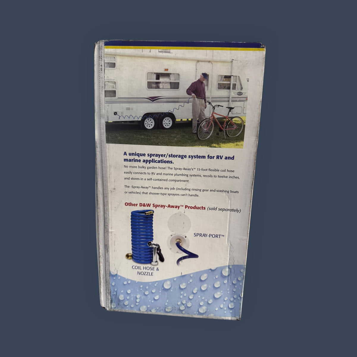 Phoenix Faucets by Valterra | PF147007 | Spray-Away Self-Storing RV Sprayer | 15' Coiled Hose | White