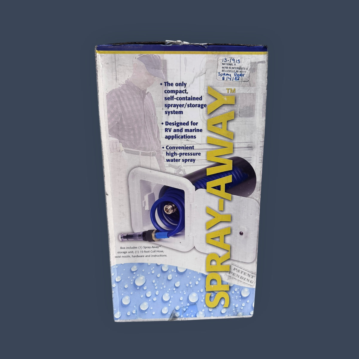 Phoenix Faucets by Valterra | PF147007 | Spray-Away Self-Storing RV Sprayer | 15' Coiled Hose | White