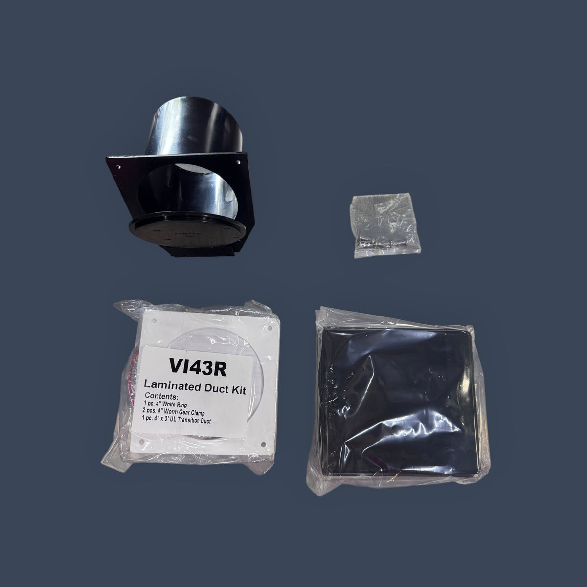 Westland | VID403AB | Deluxe Black Dryer Vent Kit | Splendide DV6500X