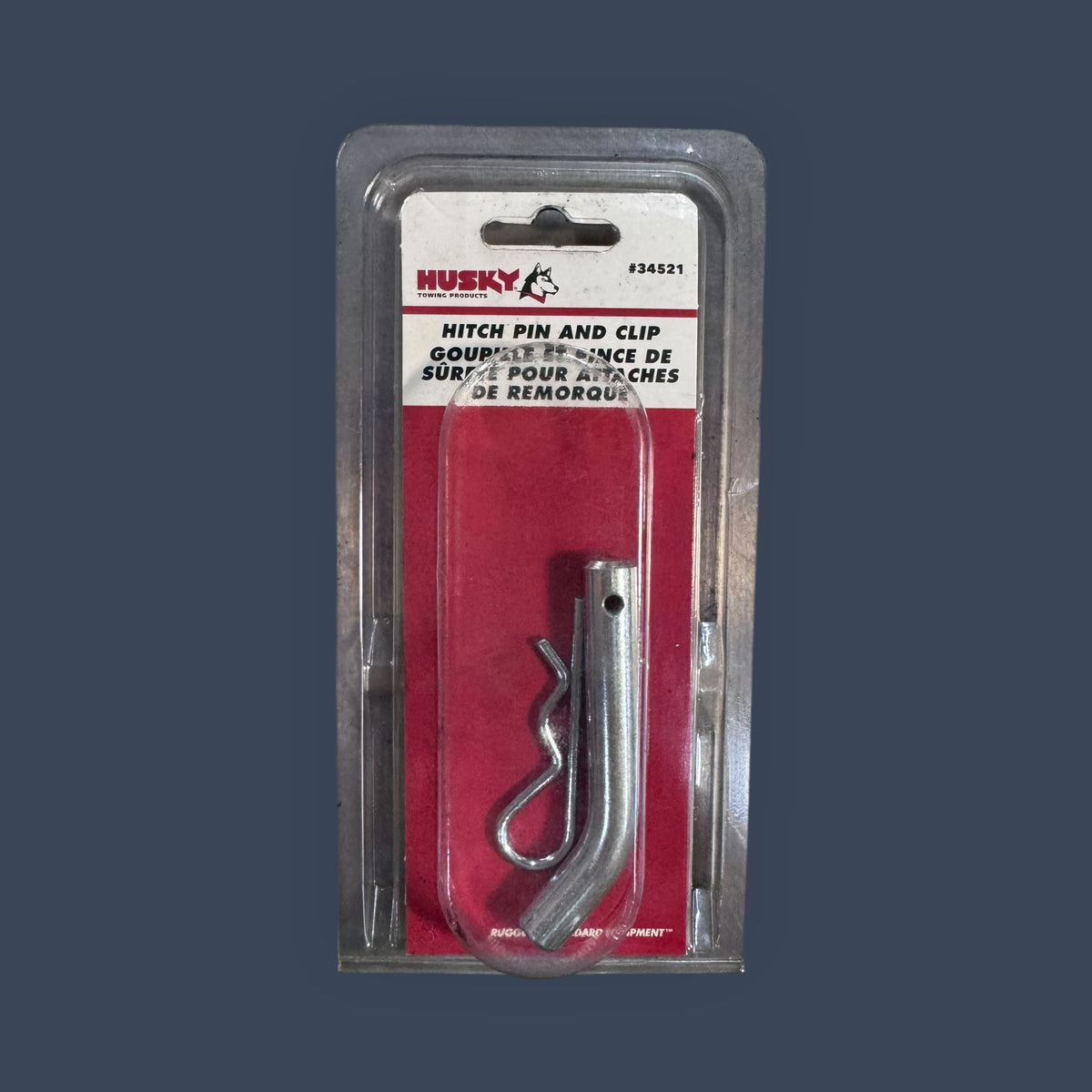 Husky Towing | 34521 | 1/2" x 3-1/2" Hitch Pin & Clip | Class I & II Hitches