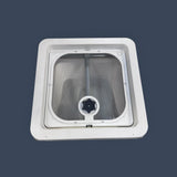 Ventline by Dexter | V2092SP-28 | Manual RV Roof Vent | 14-1/4" x 14-1/4" | White