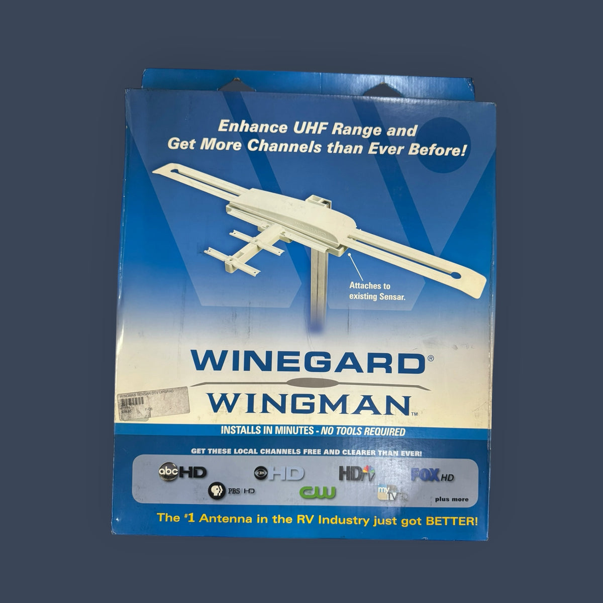 Winegard | RV-WING | Wingman UHF Digital TV Antenna Upgrade | RV Sensar II & III | White