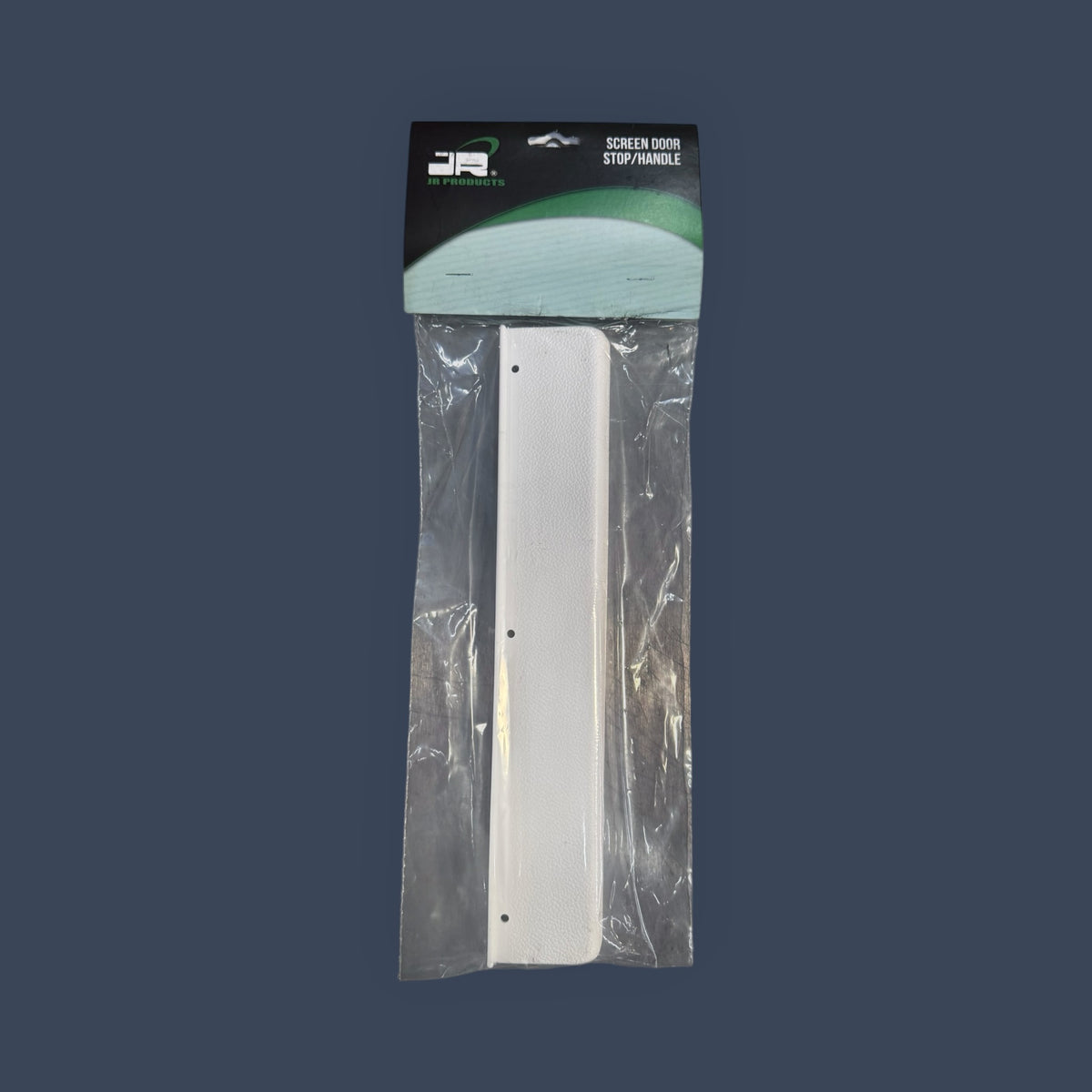 JR Products | 11135 | RV Screen Door Crossbar Handle | White| Fits 12" Wide Screen Openings