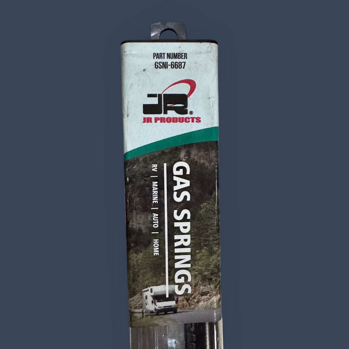JR Products | GSNI-6687 | Black Nitride Gas Spring Lift Support Strut | 26.32" Extended | 74 lb