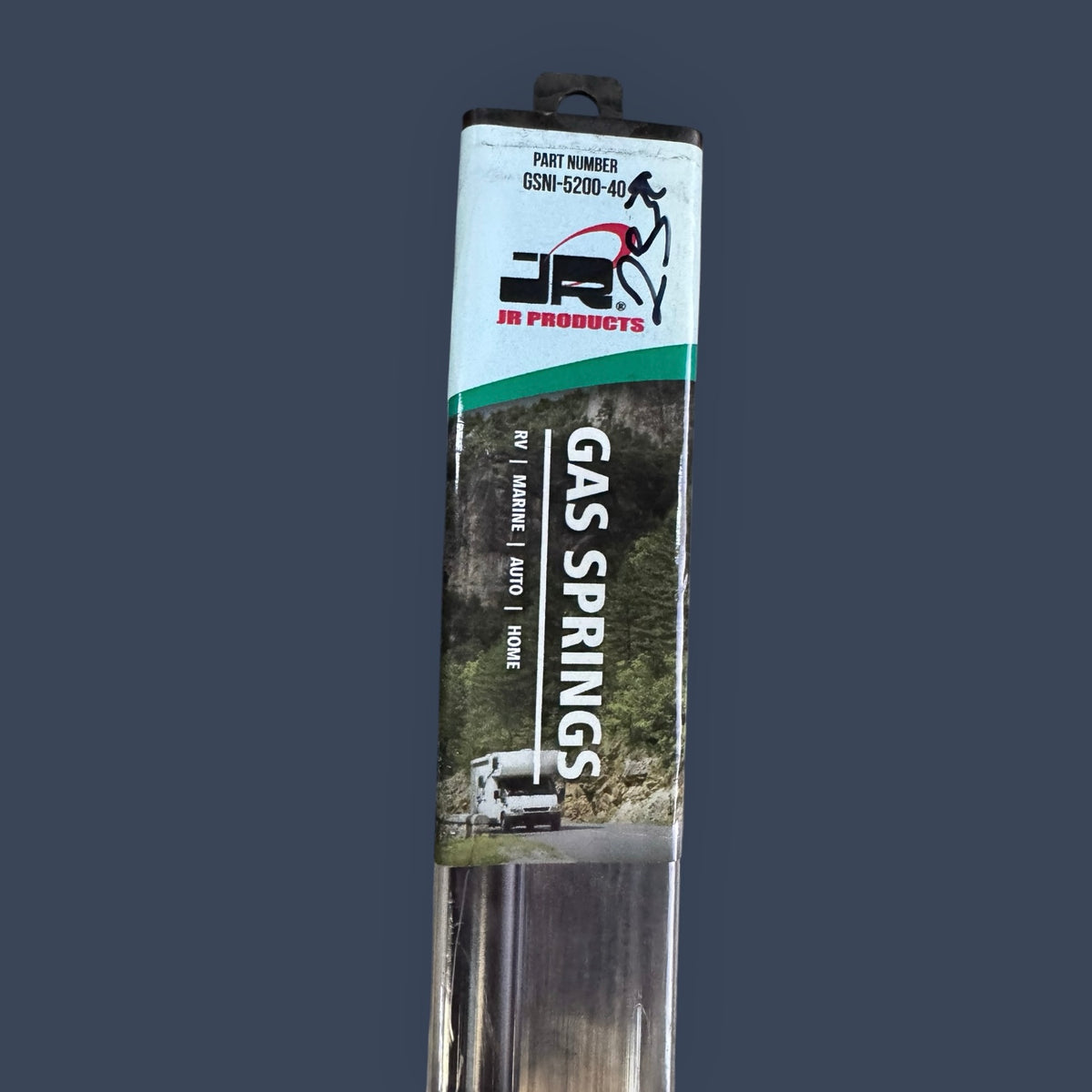 JR Products | GSNI-2125-90 | Hardline Black Nitride Shaft Gas Spring Lift Support | 15" Extended | 90 lb