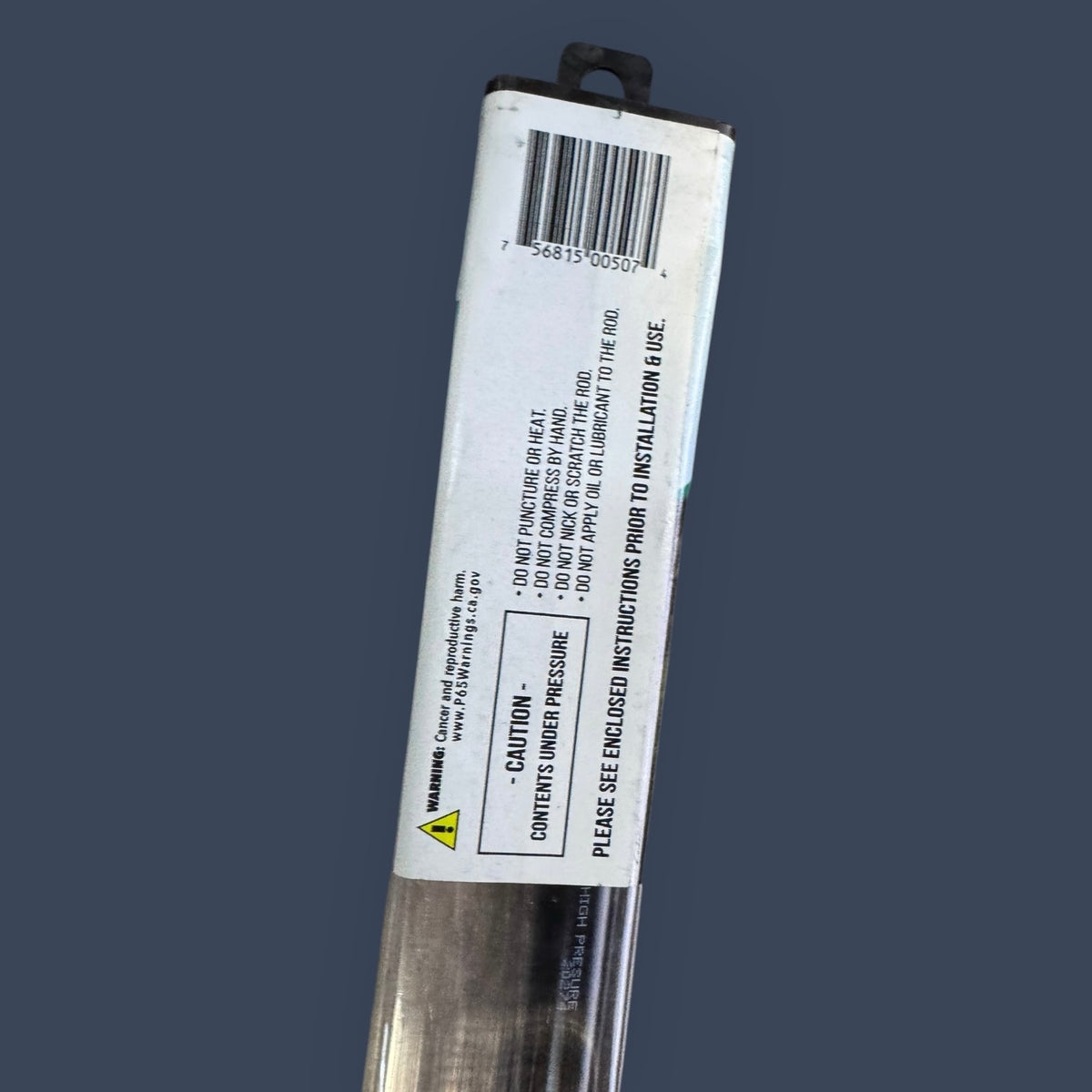 JR Products | GSNI-2125-90 | Hardline Black Nitride Shaft Gas Spring Lift Support | 15" Extended | 90 lb