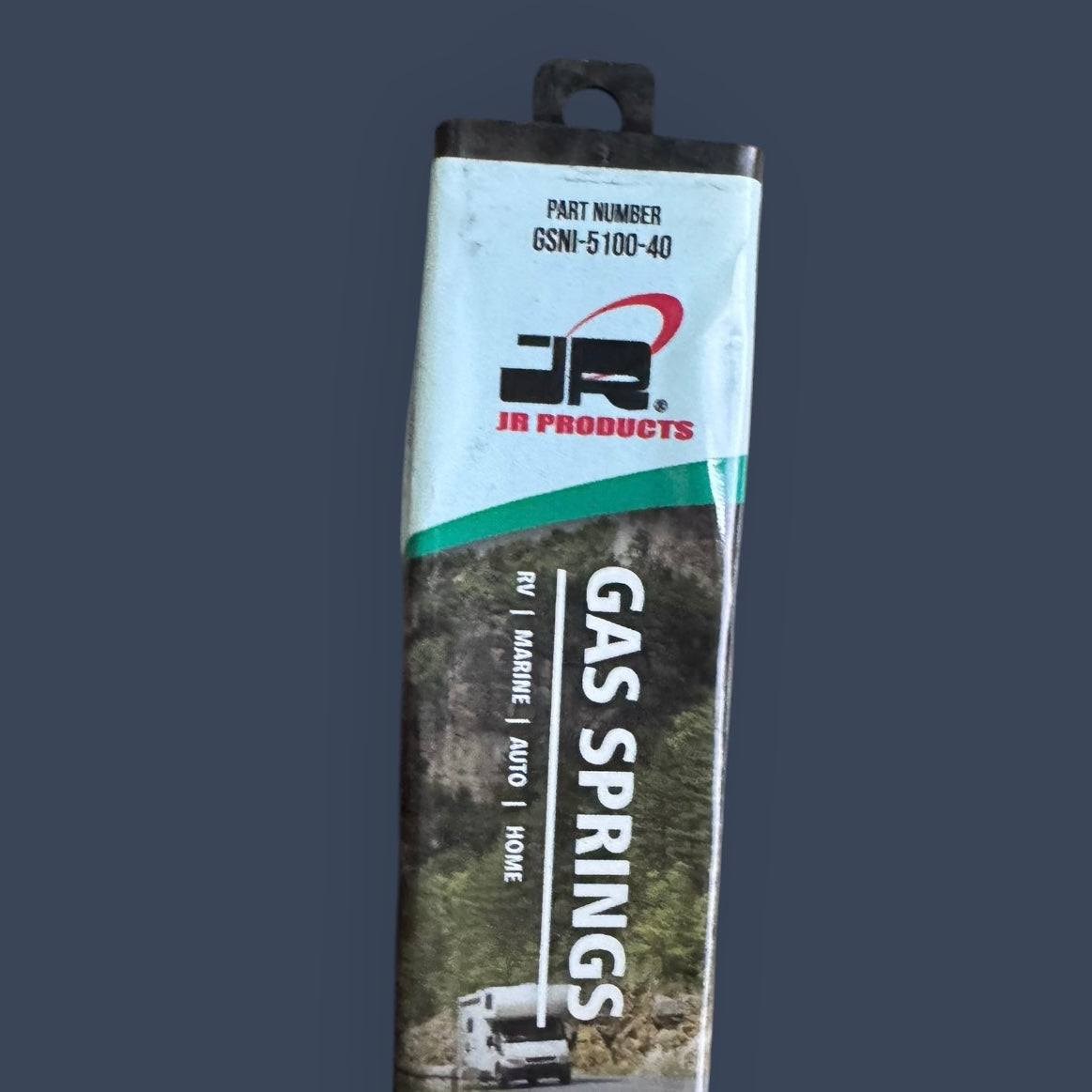 JR Products | GSNI-5100-40 | Hardline Black Nitride Shaft Gas Spring Lift Support | 12" Extended | 40 lb