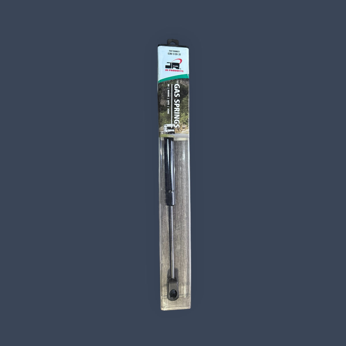 JR Products | GSNI-5100-30 | Hardline Black Nitride Shaft Gas Spring Lift Support | 12" Extended | 30 lb
