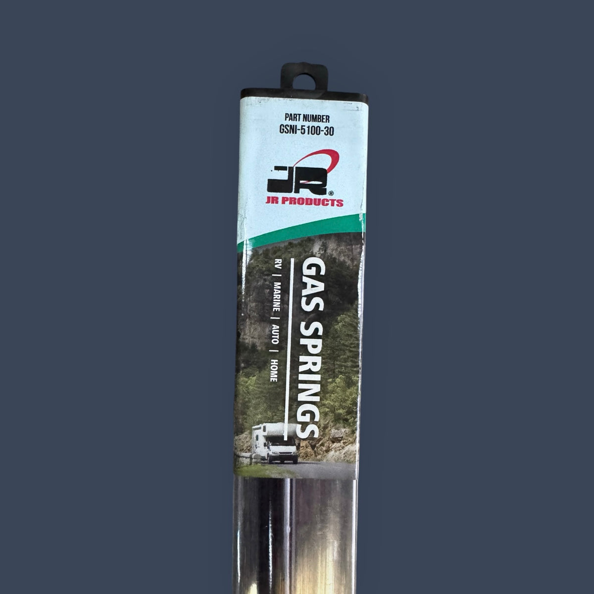 JR Products | GSNI-5100-30 | Hardline Black Nitride Shaft Gas Spring Lift Support | 12" Extended | 30 lb