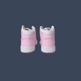 Air Jordan 1 Mid GS Pink Foam/White/Fire Red – DQ8423-608