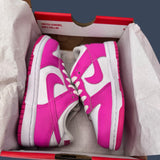 Nike Dunk Low GS White/Laser Fuchsia – FB1908-102