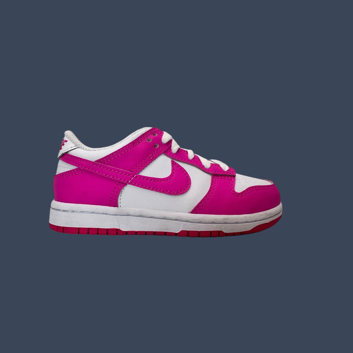 Nike Dunk Low GS White/Laser Fuchsia – FB1908-102