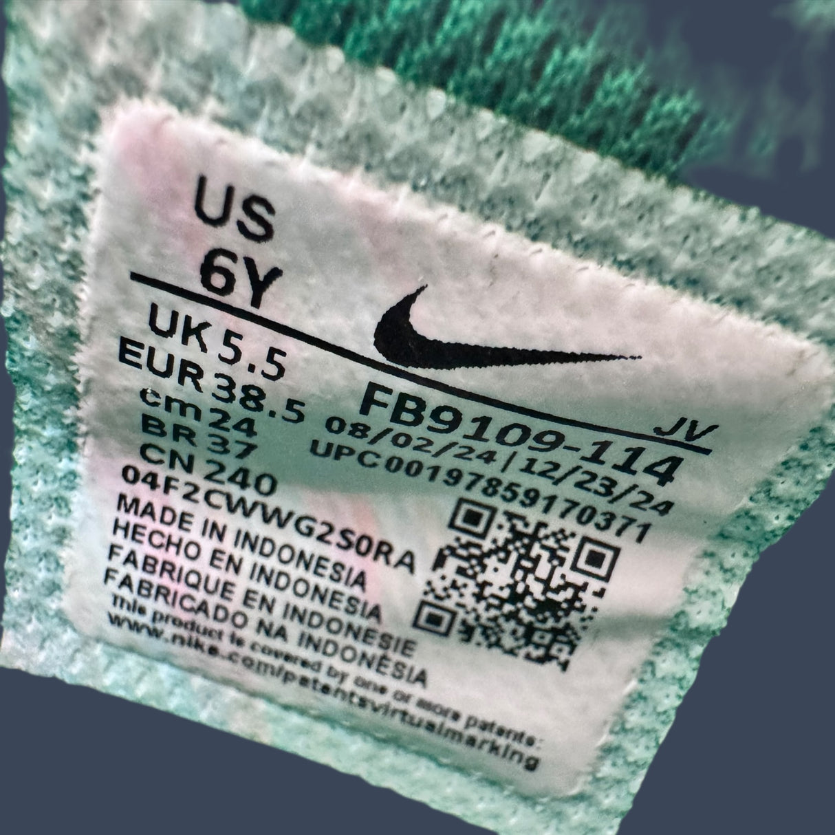 Nike Dunk Low GS White/Malachite – FB9109-114