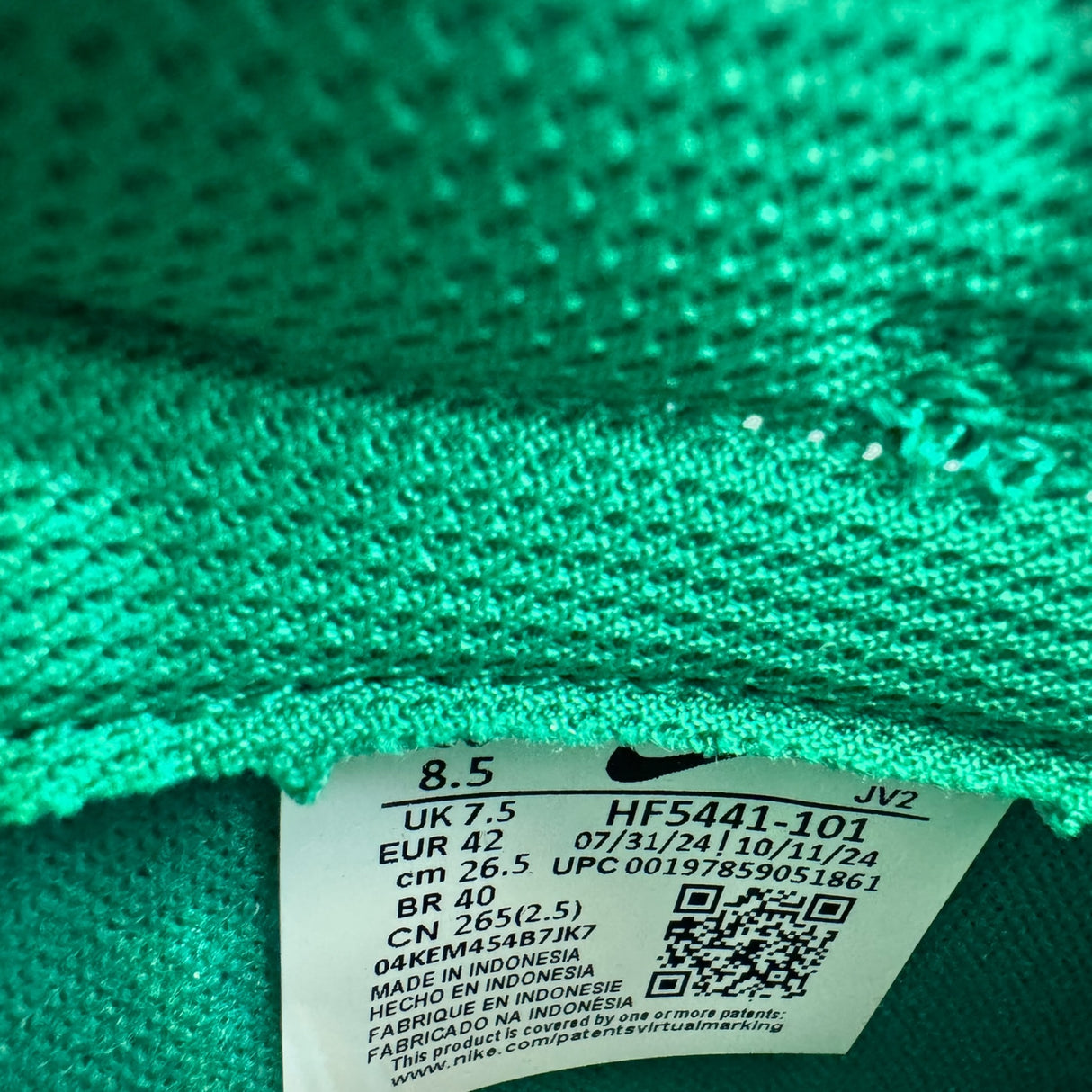 Nike Dunk Low Retro White/Malachite – HF5441-101