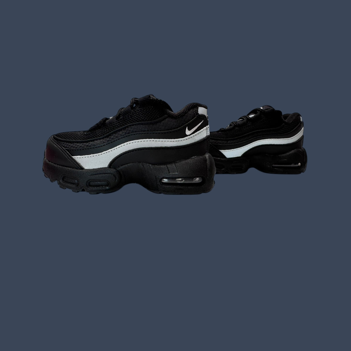 Nike Air Max 95 Recraft GS Black/Metallic Silver – HQ6365-013