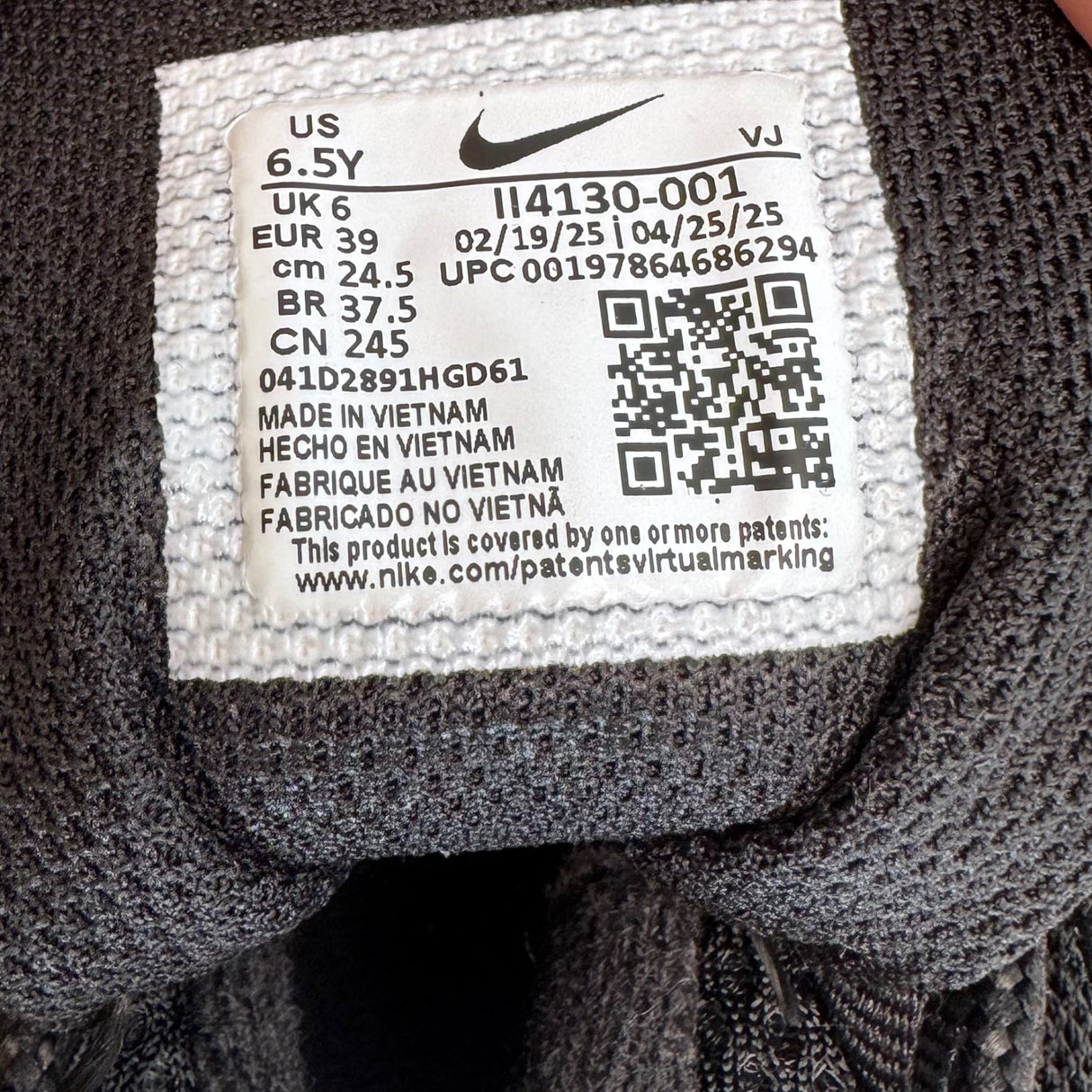 Nike Air Max 95 GS Black/Anthracite – II4130-001
