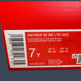 Nike Air Max 95 BB LTR GS Black Metallic Silver – II4130-013