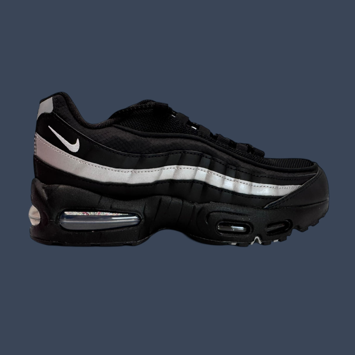 Nike Air Max 95 BB LTR GS Black Metallic Silver – II4130-013