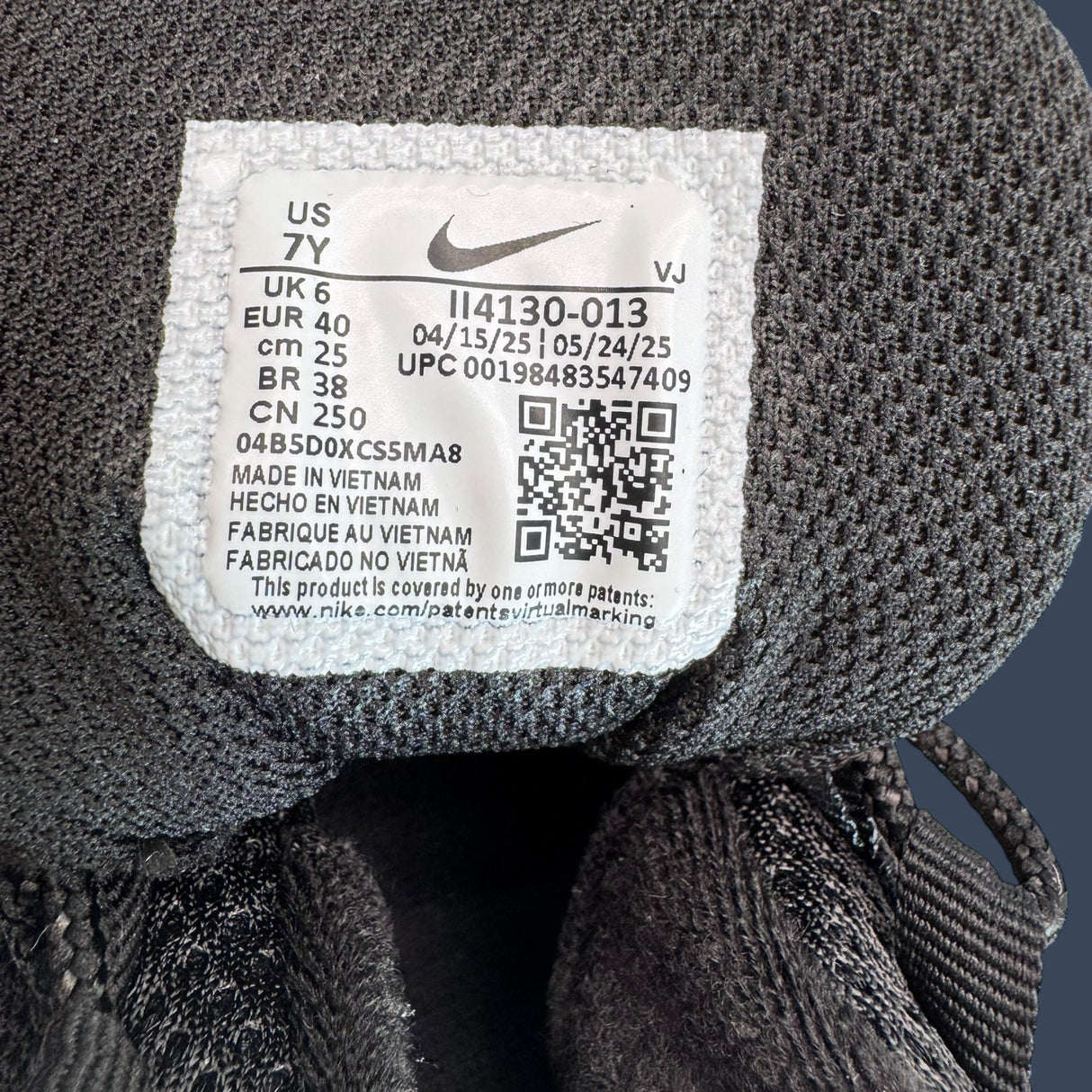 Nike Air Max 95 BB LTR GS Black Metallic Silver – II4130-013