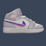 Air Jordan 1 Mid Barely Grape/Atomic Pink – IM4419-500