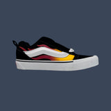 Vans Knu Skool Flame Black Red Flame Skate Sneakers – VN000EGCY09