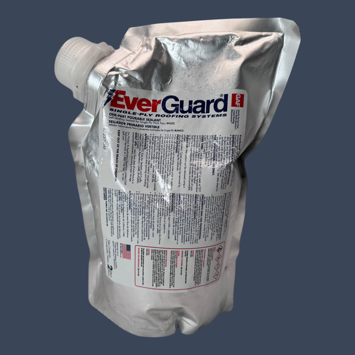GAF EverGuard One-Part Pourable Sealant White Roofing Sealant (TPO/PVC Compatible)