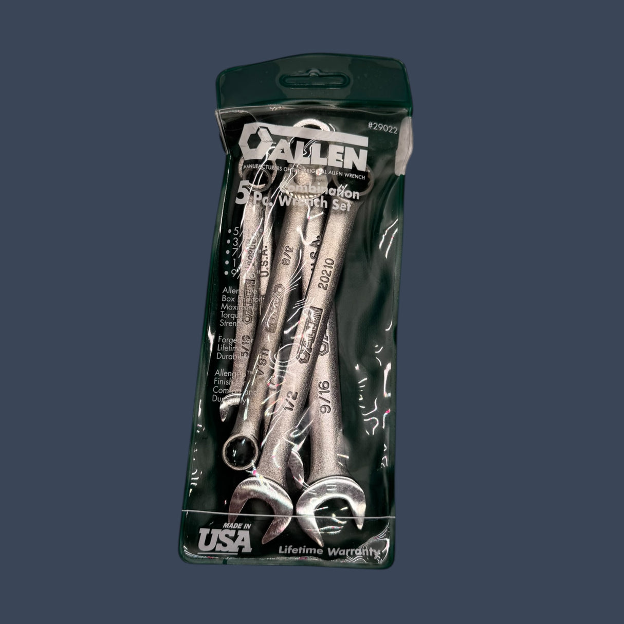 Allen Combination Wrench Set SAE 5 Piece | Model #29022
