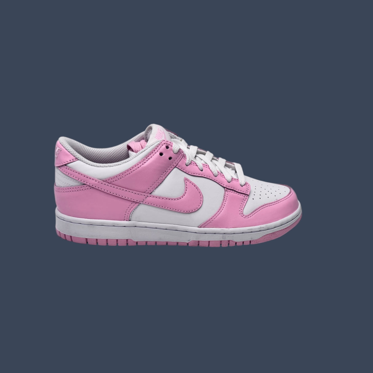 Nike Dunk Low GS White/Medium Soft Pink | FB9109-125