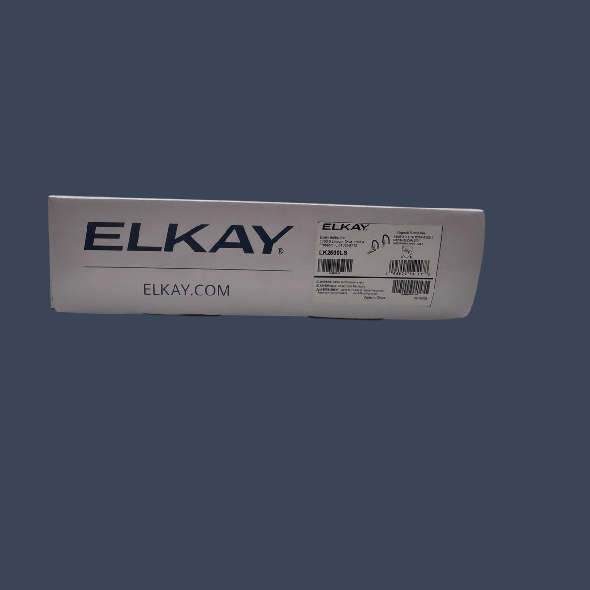 Elkay Pursuit LK2500 1.5 GPM Deck Mount Single Handle Laundry Faucet | Lustrous Steel