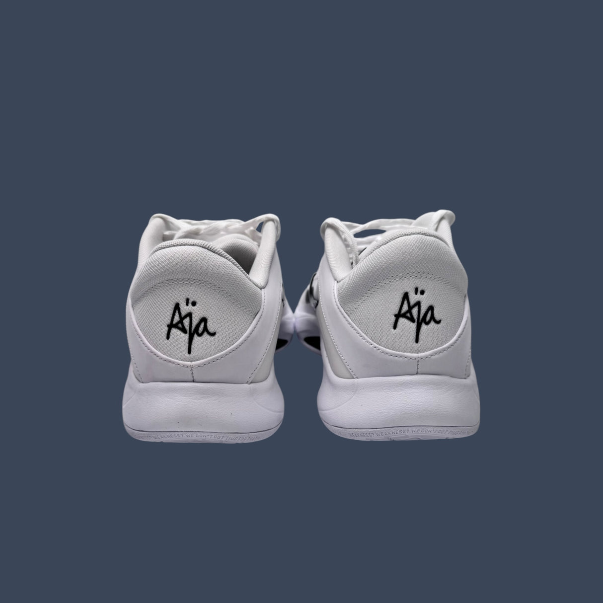 Nike A'One Basketball Shoes White/Black | HQ8500-100