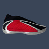 Adidas Anthony Edwards 2 Silver Metallic/Pure Ruby/Core Black | JQ9497