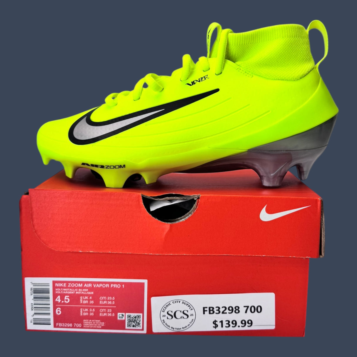 Nike Vapor Pro 1 Volt/Anthracite/Metallic Silver | FB3298-700