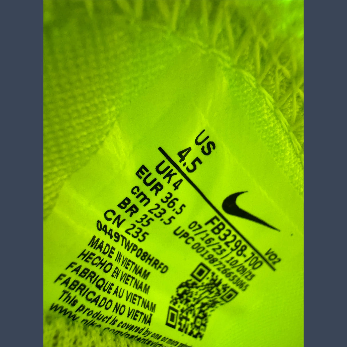 Nike Vapor Pro 1 Volt/Anthracite/Metallic Silver | FB3298-700