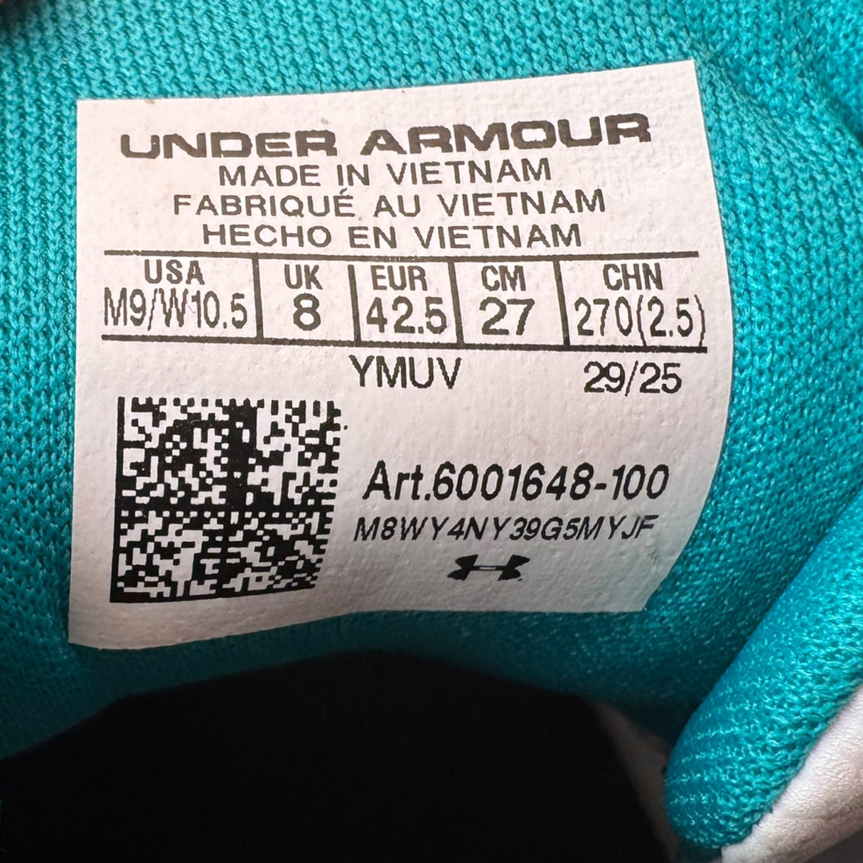 Under Armour D. Fox 2 White/White | 6001648-100