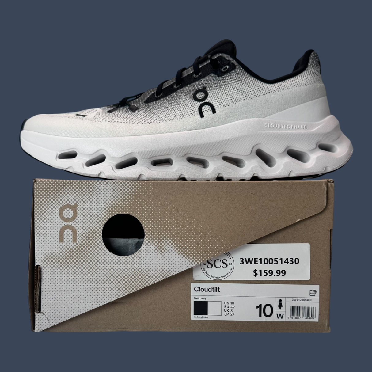 On Cloud | Cloudtilt Black/Ivory Women's | 3WE10051430