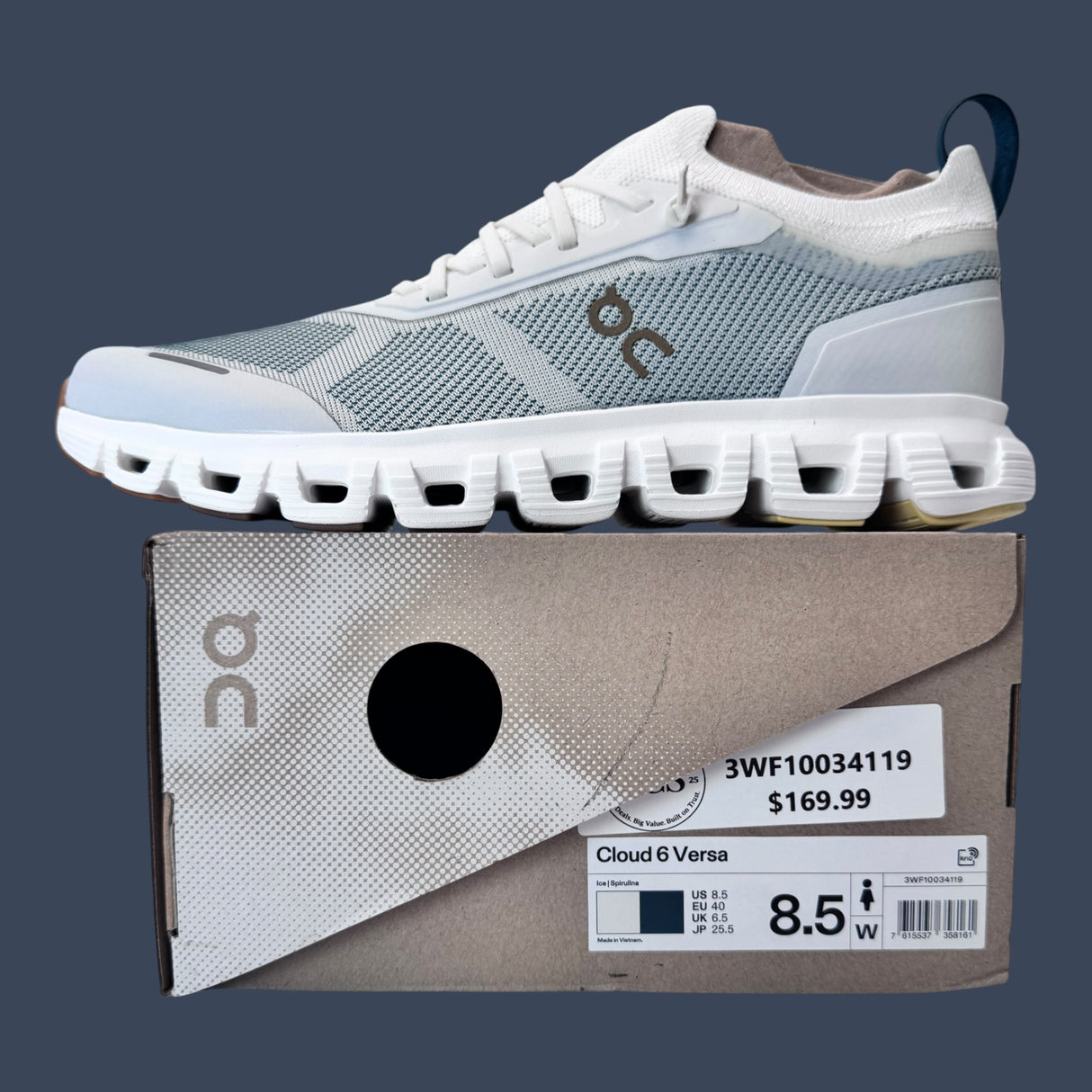 On Cloud 6 Versa Ice/Spirulina Women’s | 3WF10034119