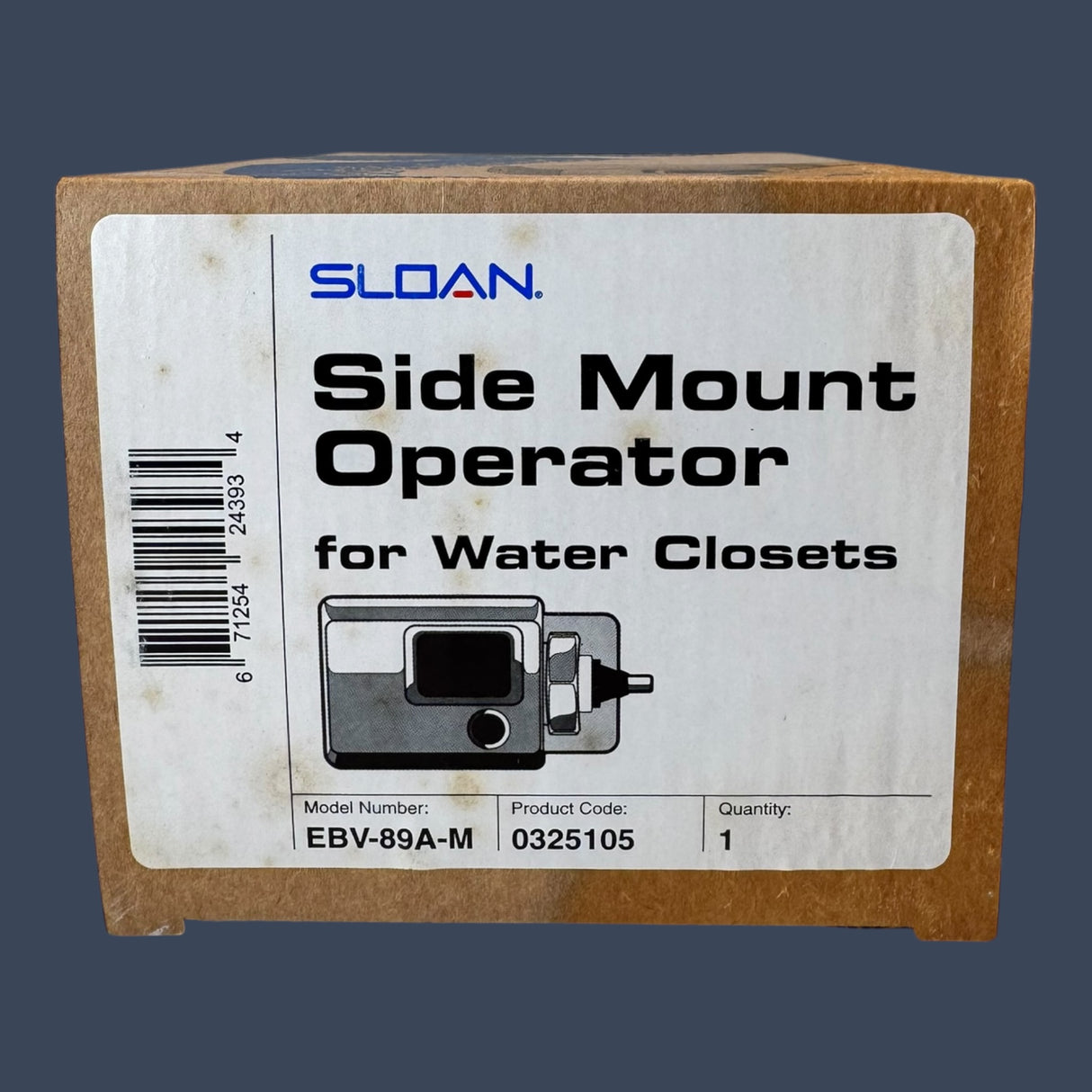 Sloan 111 SMO-M Flush Valve Chrome Commercial Flushometer | 1.6 GPF