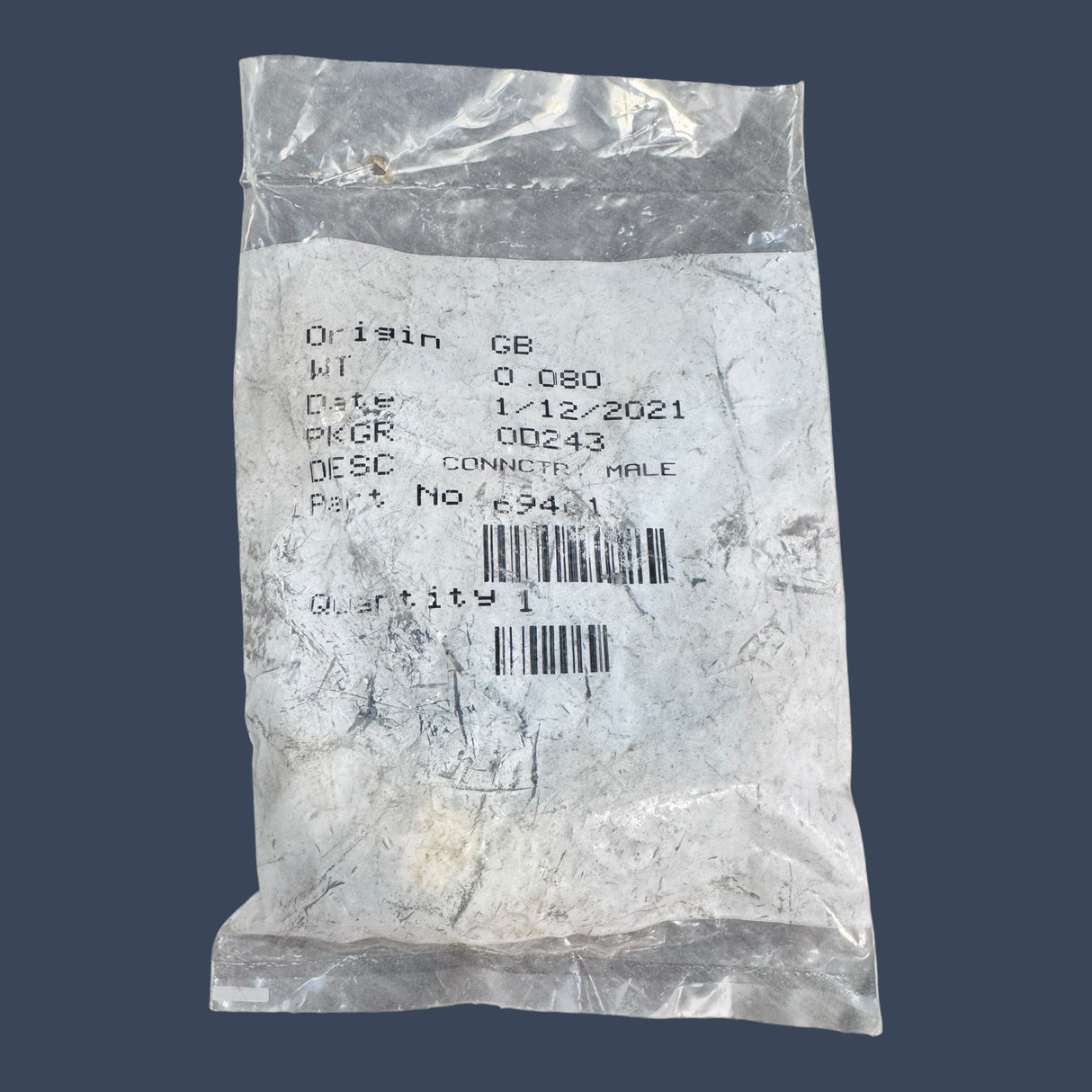 Cummins | 69461 | Male Connector Genuine OEM Diesel Engine Connector Fitting